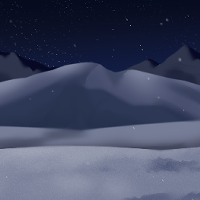 Snow Field Background (Night)